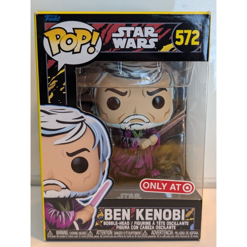 Funko Pop Star Wars (Retro Series) Ben Kenobi #572 Target Exclusive New